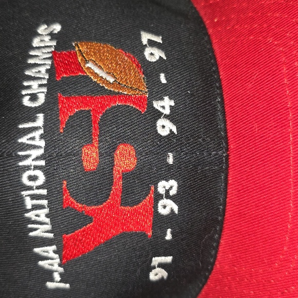 Vintage Youngstown State Penguins Football Trucker Hat Snapback National Champs - Picture 2 of 4